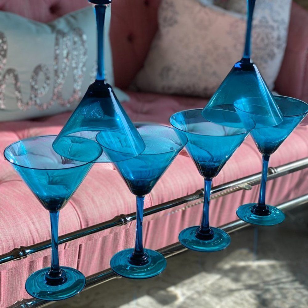 Set of 4 Martini Glasses - Picture 6 of 10